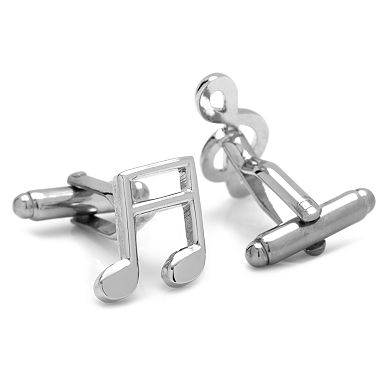 Music Notes Cuff Links