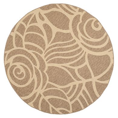 Safavieh Courtyard Floral Swirl Indoor Outdoor Rug