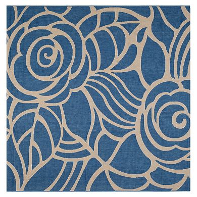 Safavieh Courtyard Floral Swirl Indoor Outdoor Rug