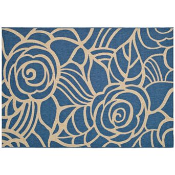Safavieh Courtyard Floral Swirl Indoor Outdoor Rug