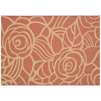 Safavieh Courtyard Floral Swirl Indoor Outdoor Rug