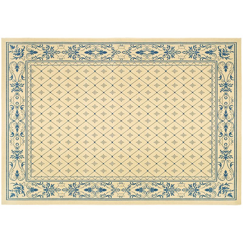 Safavieh Courtyard Indoor Outdoor Rug, Multicolor, 6.5X9.5 Ft
