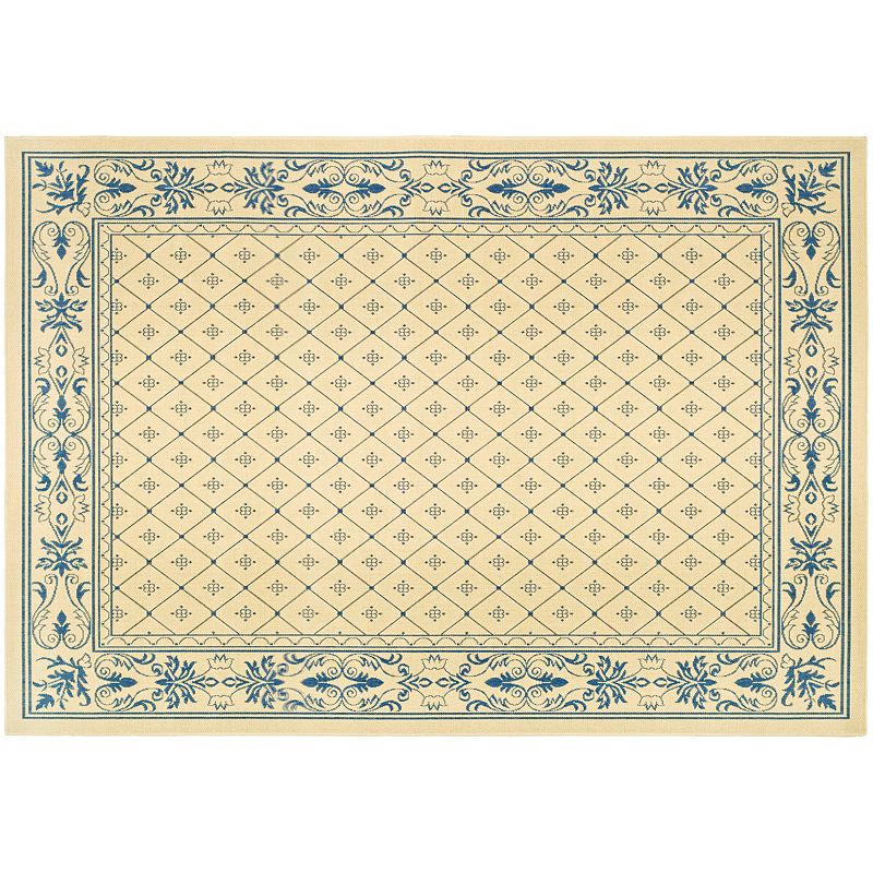 Safavieh Courtyard Indoor Outdoor Rug, Multicolor, 6.5X9.5 Ft