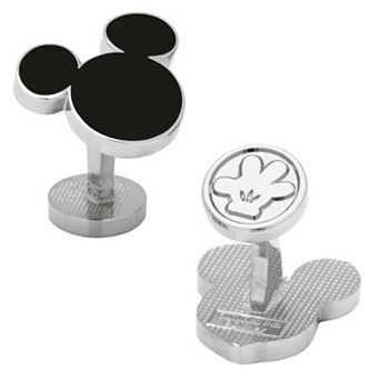 Disney's Mickey Mouse Men's Black Silhouette Cuff Links by Cuff Links, Inc.