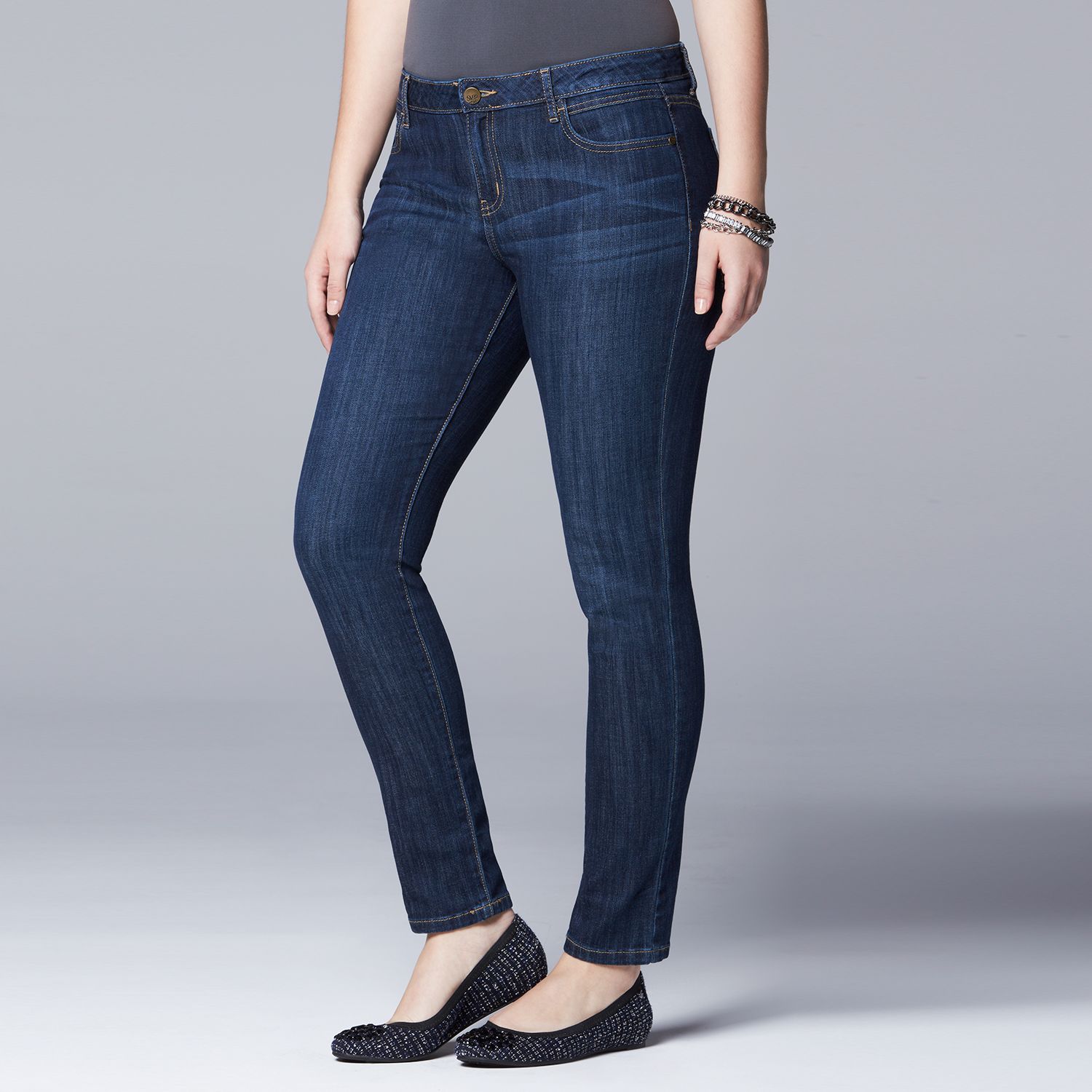 vera wang skinny jeans