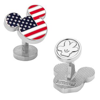 Disney's Mickey Mouse American Flag Cuff Links