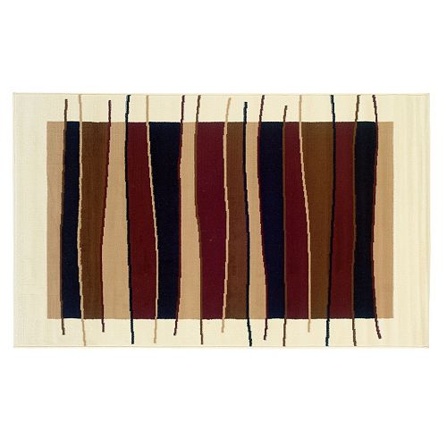 Linon Capri Striped Rug - 4'3'' x 7'3''