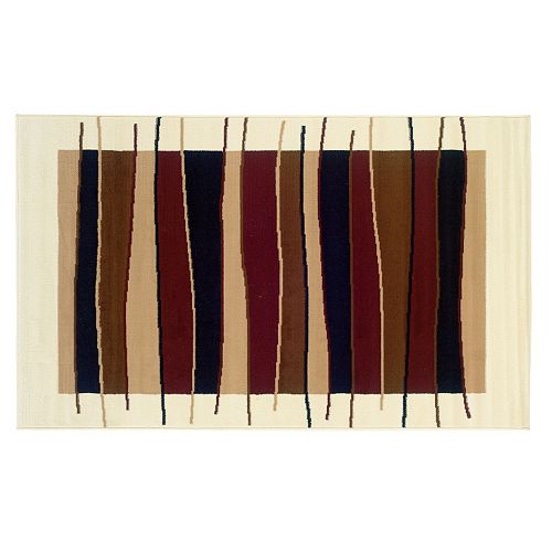 Linon Capri Striped Rug – 4’3” x 7’3”