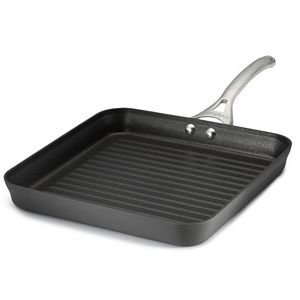 Calpahlon Contemporary 11-in. Hard-Anodized Nonstick Aluminum Square Grill Pan