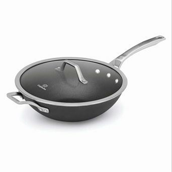 Calphalon Signature Nonstick 12 in Flat-Bottom Wok