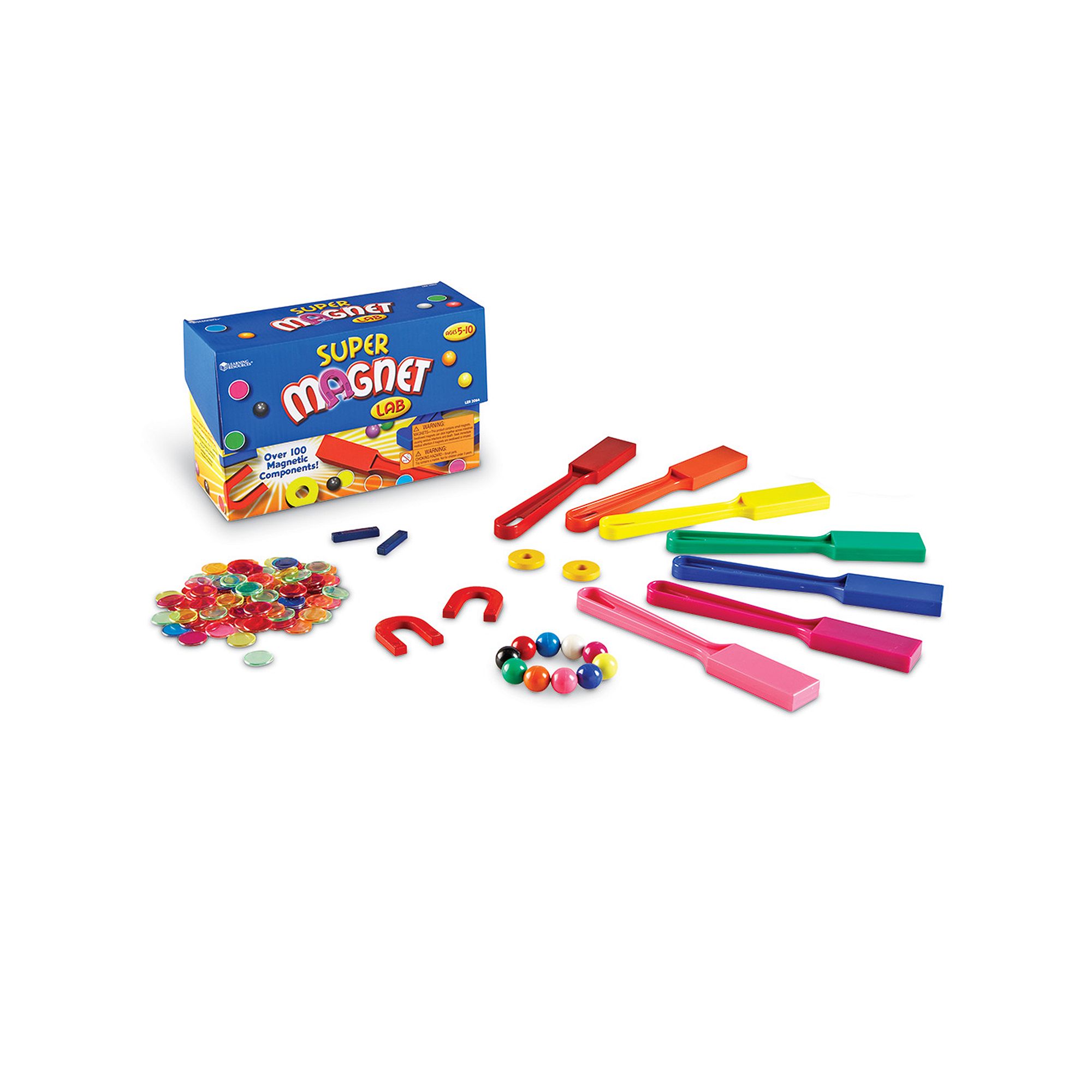 Learning Resources Super Magnet Lab Kit, Multicolor