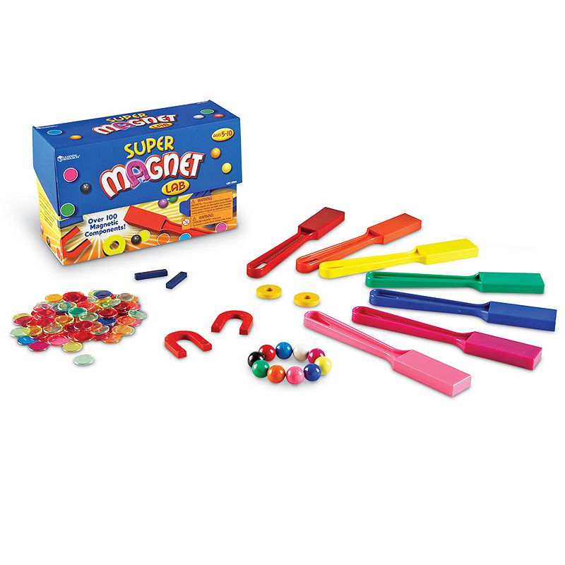 Learning Resources Super Magnet Lab Kit, Multicolor