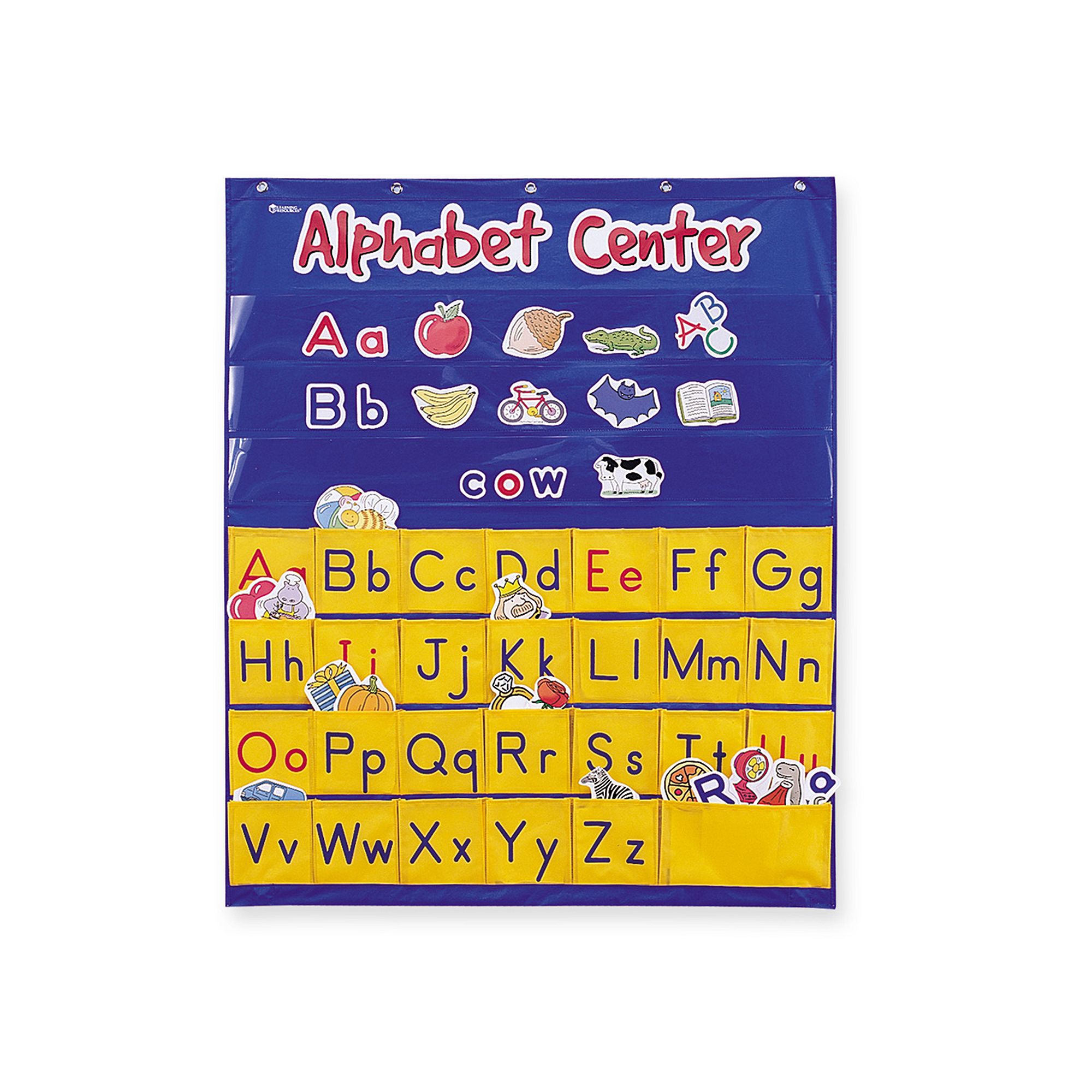 Learning Resources Alphabet Center Pocket Chart, Multicolor