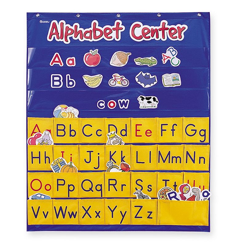 Learning Resources Alphabet Center Pocket Chart, Multicolor