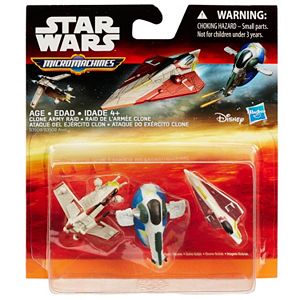 Star Wars: Episode II Attack of the Clones Micro Machines 3-pk. Clone Army Raid Set by Hasbro