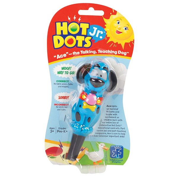 Educational Insights Hot Dots Jr Teaching Dog Pen Ace-the Talking 