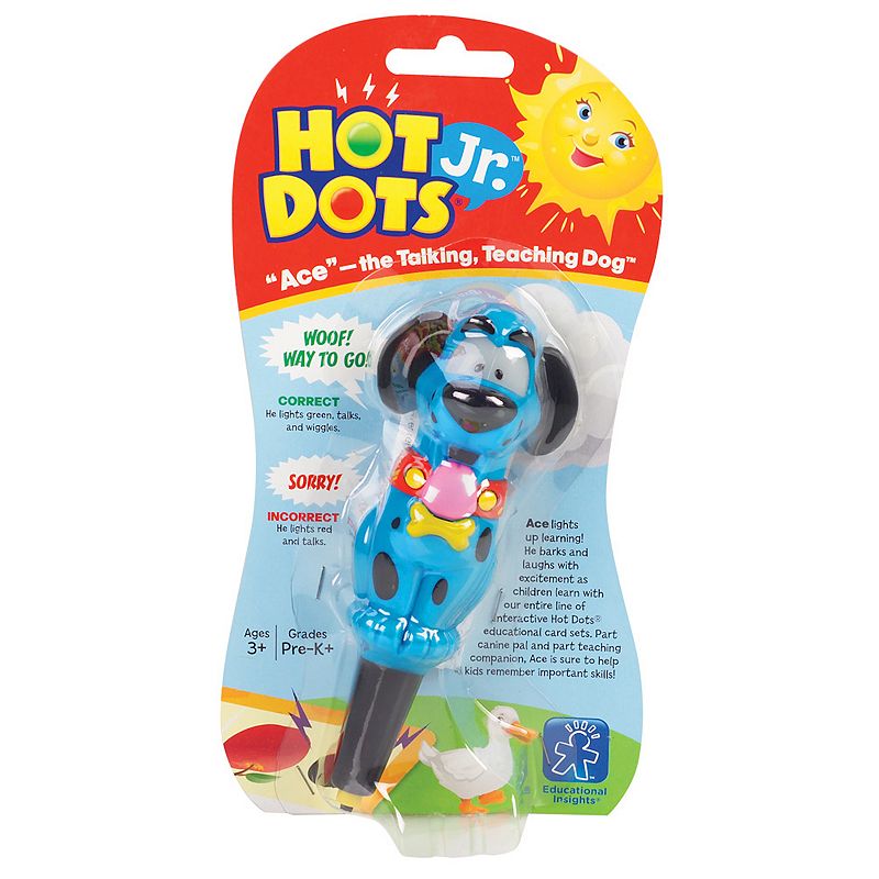 Educational Insights Hot Dots Jr. Ace the Talking Dog Pen, Multicolor