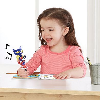 Educational Insights Hot Dots Jr. Pete the Cat Preschool Level 1 Activity Book & Talking Pen Set