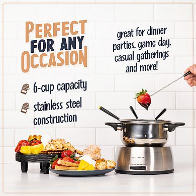 Nostalgia Electrics 8-pc. Fondue Set