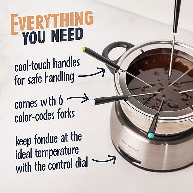 Nostalgia Electrics 8-pc. Fondue Set