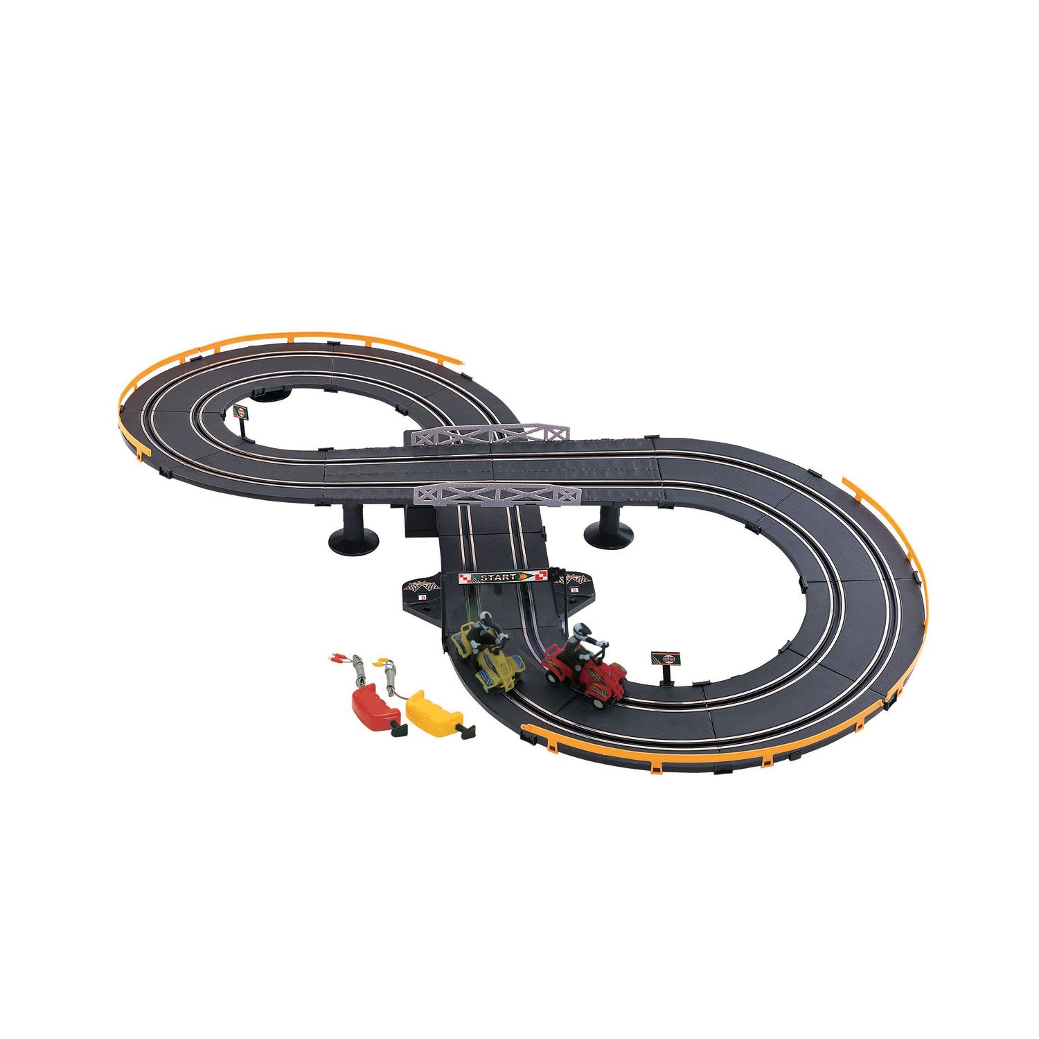 golden bright electric power stunt loop road racing set