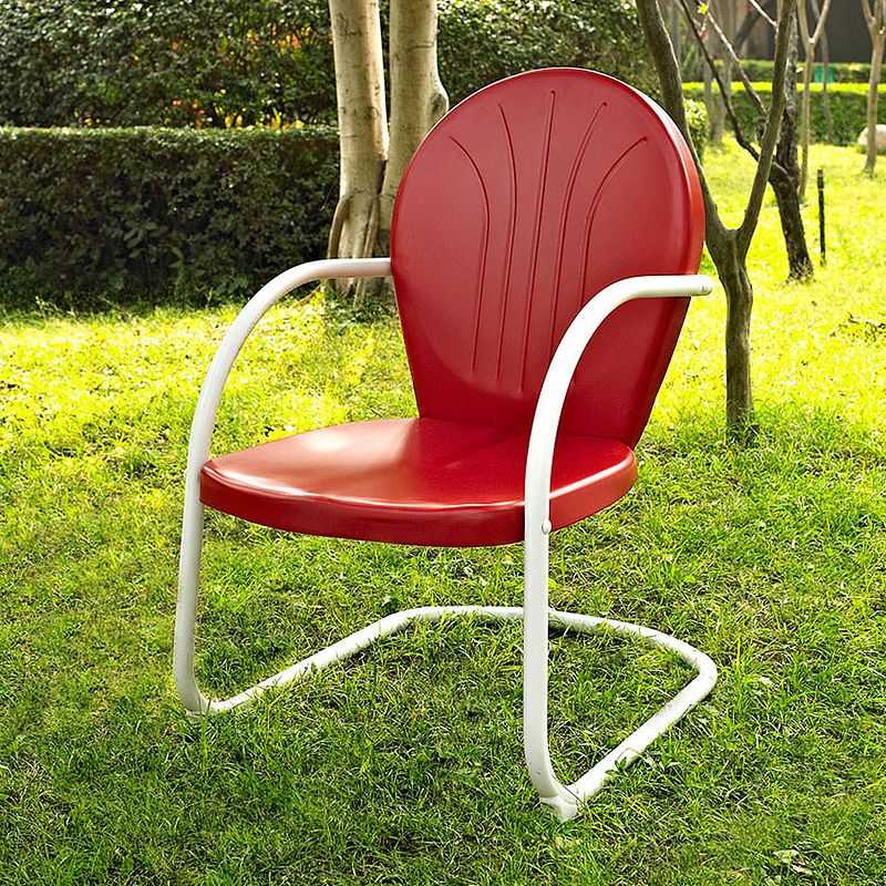 Griffith Metal Chair, Red