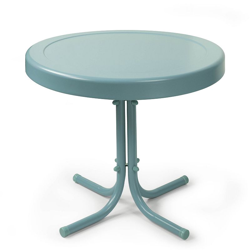 99673838 Crosley Outdoor Retro Metal Side Table, Blue sku 99673838