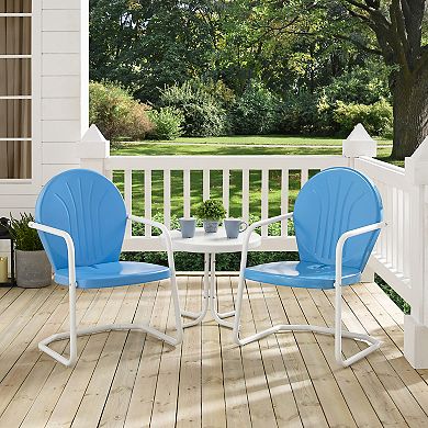 Griffith Metal Chairs & End Table 3-piece Set