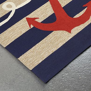 Liora Manne Frontporch Anchor Indoor Outdoor Rug