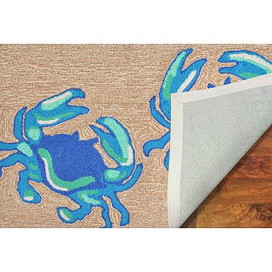 Liora Manne Frontporch Crabs Indoor Outdoor Rug