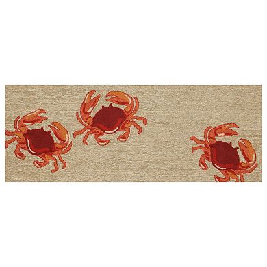 Liora Manne Frontporch Crabs Indoor Outdoor Rug