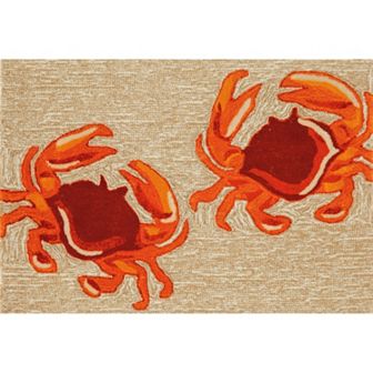 Liora Manne Frontporch Crabs Indoor Outdoor Rug