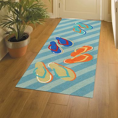 Liora Manne Frontporch Flip Flops Indoor Outdoor Rug