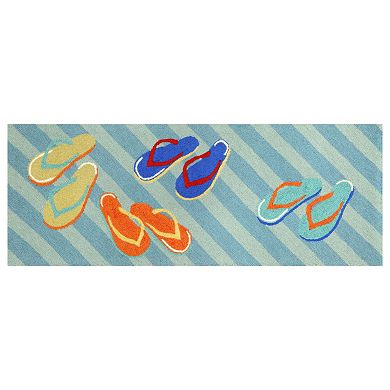 Liora Manne Frontporch Flip Flops Indoor Outdoor Rug