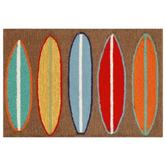 Liora Manne Frontporch Surfboards Indoor Outdoor Rug