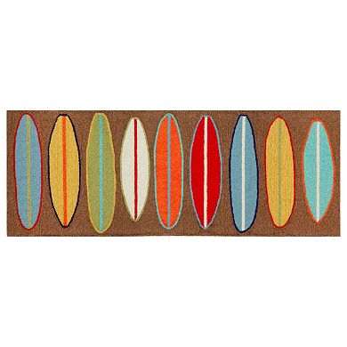 Liora Manne Frontporch Surfboards Indoor Outdoor Rug