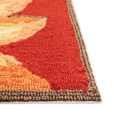 Liora Manne Frontporch Sunflower Indoor Outdoor Rug