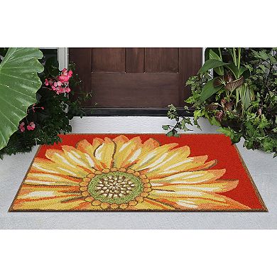 Liora Manne Frontporch Sunflower Indoor Outdoor Rug