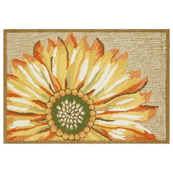 Liora Manne Frontporch Sunflower Indoor Outdoor Rug