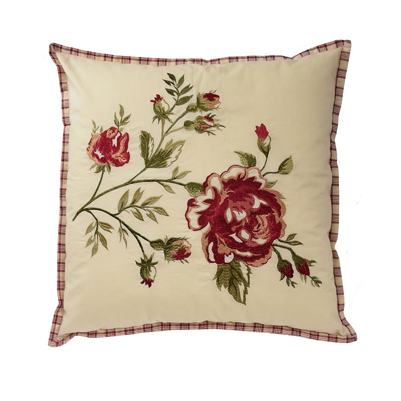 Waverly Norfolk 20-in. Decorative Pillow, Beig/Green, Fits All