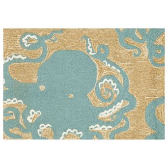 Liora Manne Frontporch Octopus Indoor Outdoor Rug