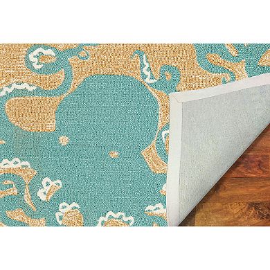 Liora Manne Frontporch Octopus Indoor Outdoor Rug