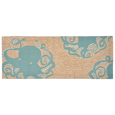 Liora Manne Frontporch Octopus Indoor Outdoor Rug