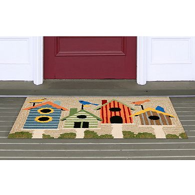 Liora Manne Frontporch Birdhouses Indoor Outdoor Rug