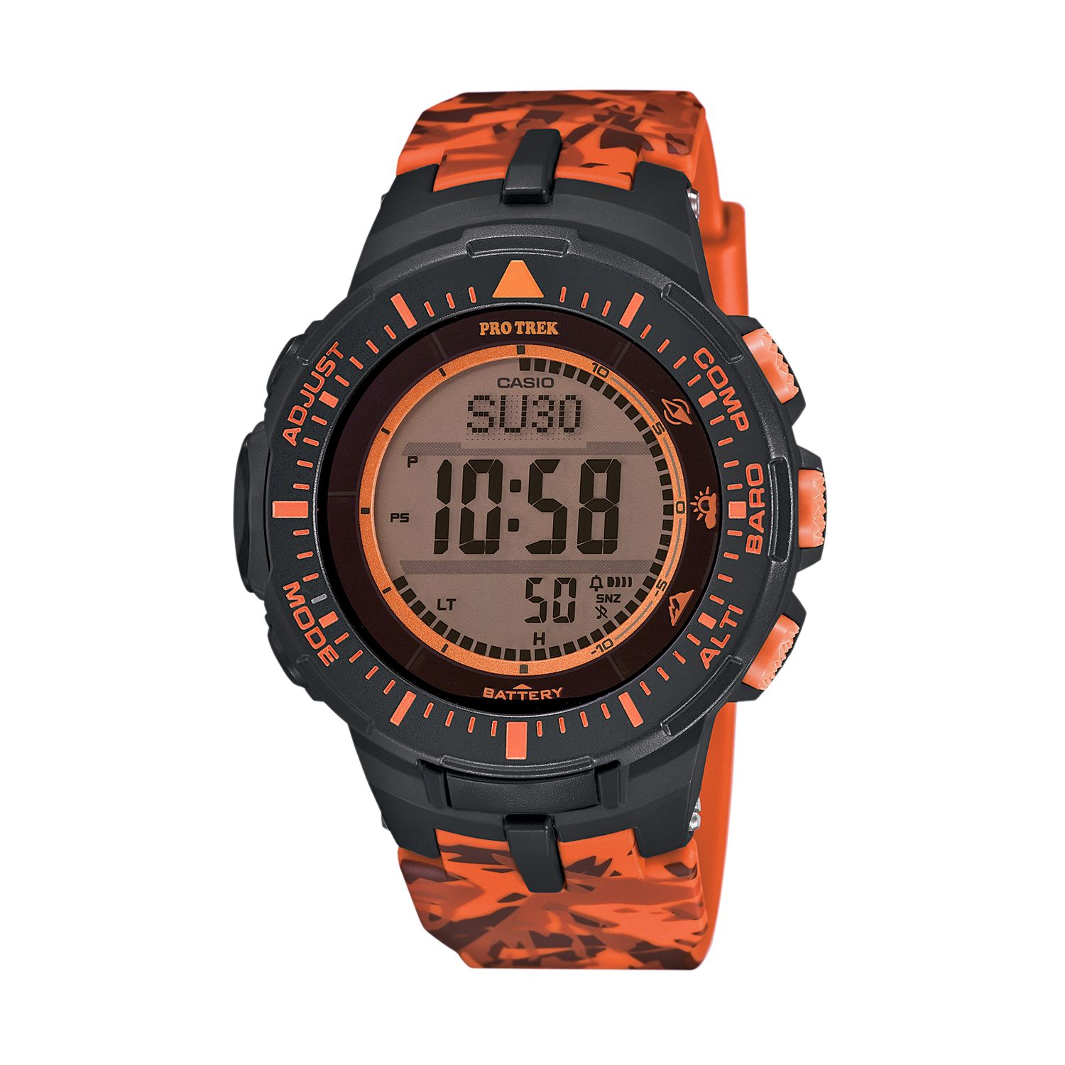 casio protrek orange