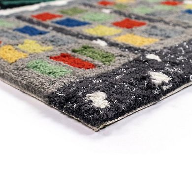 Liora Manne Frontporch Holiday Ice Dogs Indoor Outdoor Rug