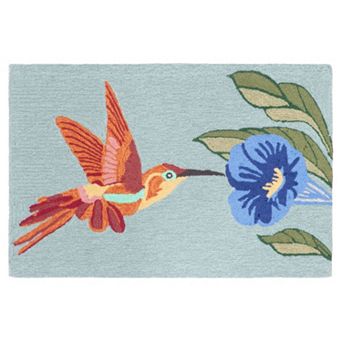Liora Manne Frontporch Hummingbird Indoor Outdoor Rug
