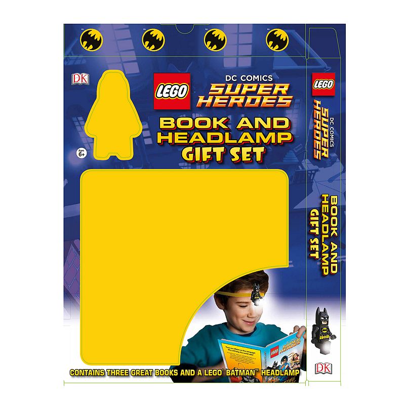LEGO DC Comics Super Heroes Book & Headlamp Set by Levy, Multicolor