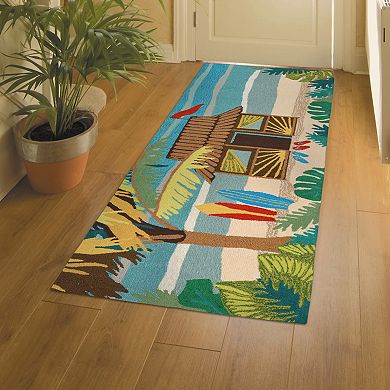 Liora Manne Frontporch Tiki Hut Indoor Outdoor Rug