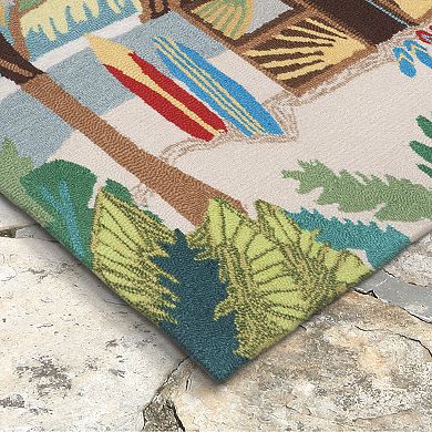 Liora Manne Frontporch Tiki Hut Indoor Outdoor Rug